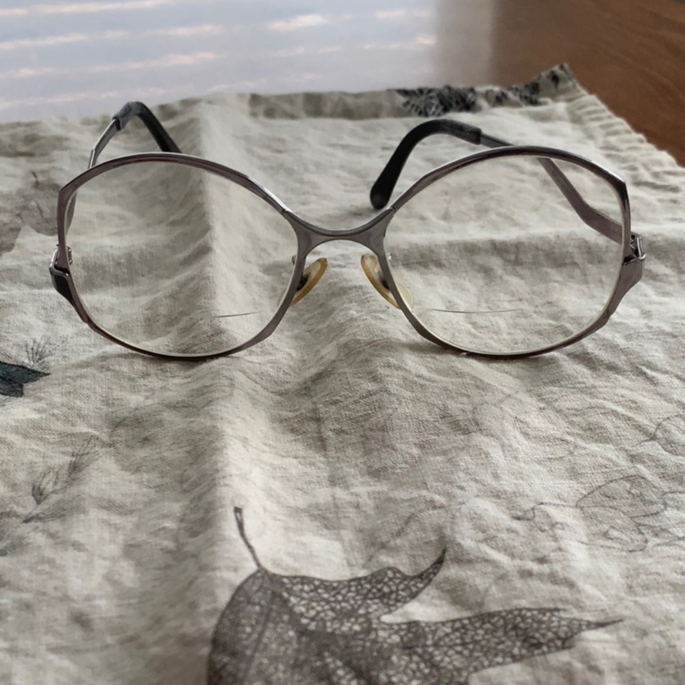 VINTAGE Chrome Eyeglasses, 1970’s